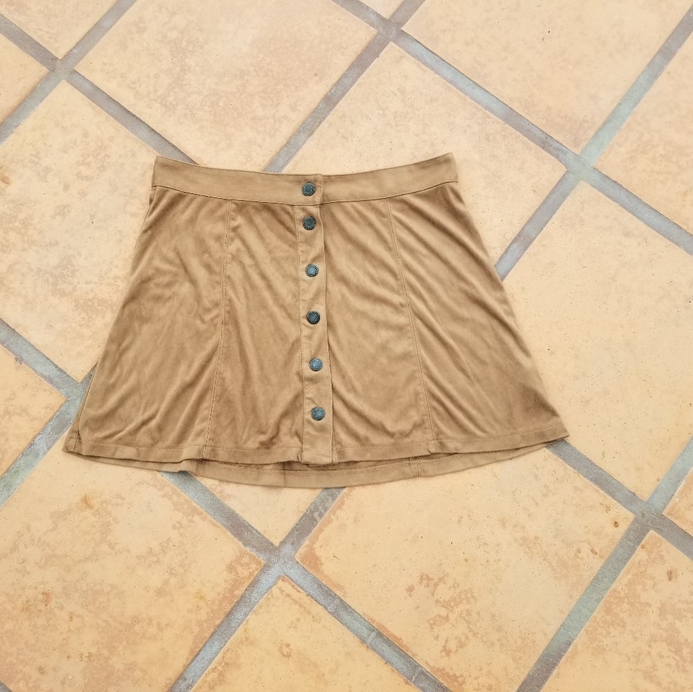 Suede Skirt